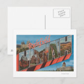 Richfield, Utah - Grote letterscènes Briefkaart (Voorkant / Achterkant)