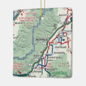 Richfield Utah Map Keramisch Ornament (Links)