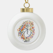 Richie Cole Original Sax Art Ornament (Voorkant)