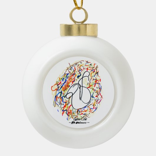 Richie Cole Original Sax Art Ornament (Voorkant)