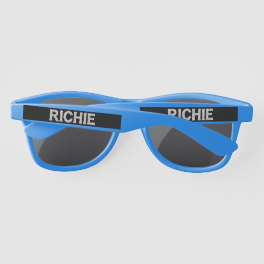 Richie Diamonds Plastic Zonnebril (Achterkant)