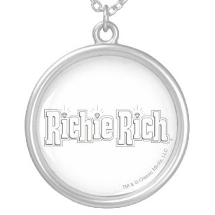 Richie Rich Logo - B&W Zilver Vergulden Ketting