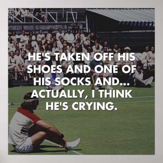 richie tenenbaum tennis match poster (Voorkant)