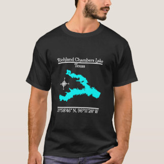 Richland Chambers Lake Texas T-Shirt met lange mou