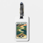 Richland Creek Arkansas Kleuren Bagagelabel (Achterkant verticaal)