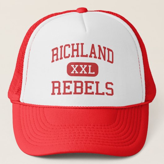 Richland - Rebels - High School - Essex Missouri Trucker Pet (Voorkant)