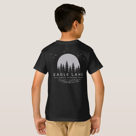 Richmond 6th Grade Camp | Kinder grijze logo's T-S T-shirt (Achterkant volledig)