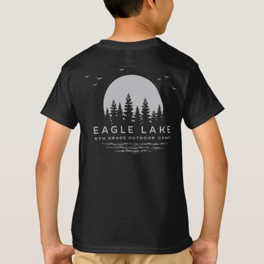 Richmond 6th Grade Camp | Kinder grijze logo's T-S T-shirt (Achterkant)