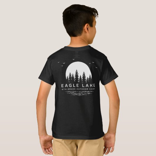 Richmond 6th Grade Camp | Kinder zwarte T-shirt (Achterkant volledig)