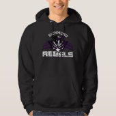 Richmond 6th Grade Camp | Volwassen zwarte heide Hoodie (Voorkant)