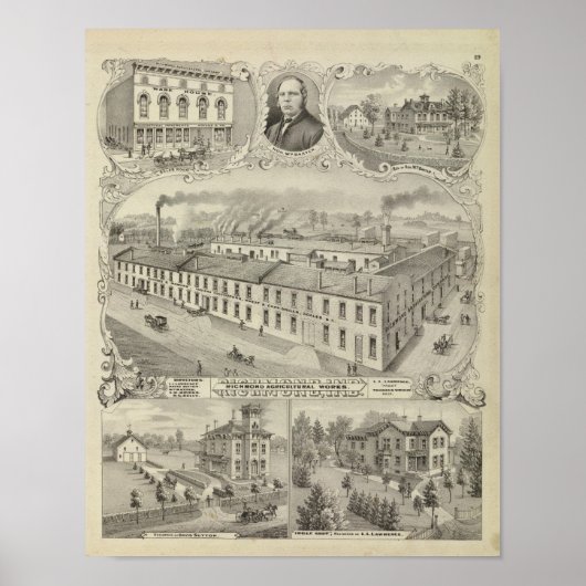 Richmond Agricultural Works, Richmond, Ind Poster (Voorkant)