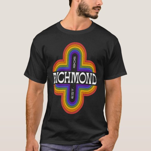  Richmond California 1905 souvenir T-shirt (Voorkant)