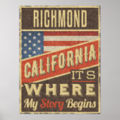 Richmond California Poster (Voorkant)