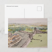 Richmond Castle ansichtkaart Briefkaart (Voorkant / Achterkant)
