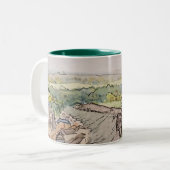 Richmond Castle Mug Tweekleurige Koffiemok (Voorkant links)