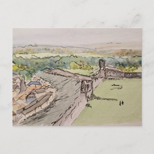 Richmond Castle Postcard Briefkaart (Voorkant)