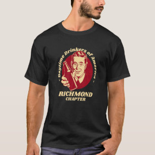 Richmond Chapter Drankers Bier Bierbrouwen overdag T-shirt