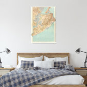 Richmond County en Staten Island Canvas Afdruk (Insitu (Slaapkamer))