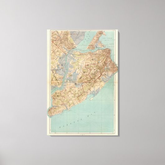 Richmond County en Staten Island Canvas Afdruk (Voorkant)
