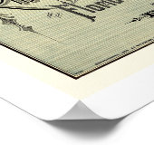 Richmond & Danville Railroad Map 1893 Poster (Hoek)