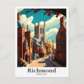 Richmond Engeland Kunst Vintage Reizen Illustratie Briefkaart (Voorkant)