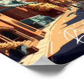 Richmond Engeland vintage reisillustratie Poster (Hoek)