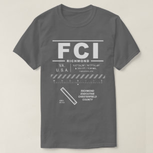 Richmond Executive Airport FCI T-shirt