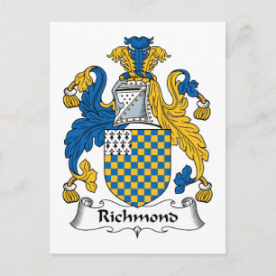 Richmond Family Crest Briefkaart