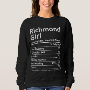 Richmond Girl Ca California Funny City Home Roots Trui
