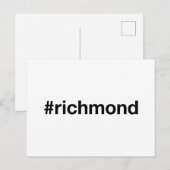 RICHMOND Hashtag Briefkaart (Voorkant / Achterkant)