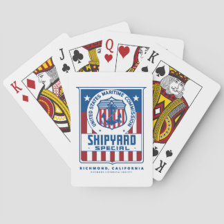 Richmond Historical Society Scheepswerf Speciale K Pokerkaarten