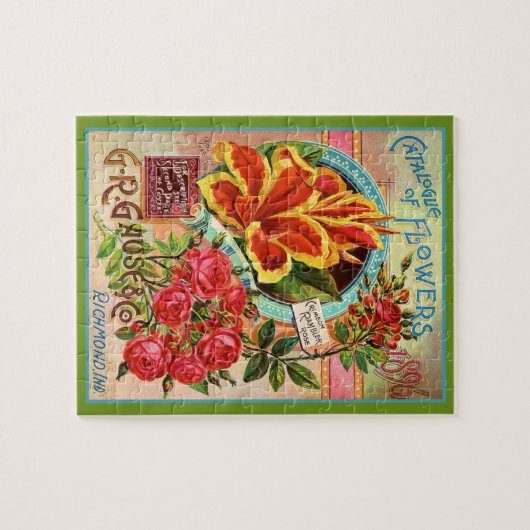 Richmond Indiana  Flower Catalog Puzzle Legpuzzel (Horizontaal)