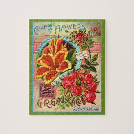 Richmond Indiana  Flower Catalog Puzzle Legpuzzel (Verticaal)