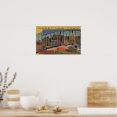 Richmond, Indiana - Grote letterscènes Poster (Keuken)