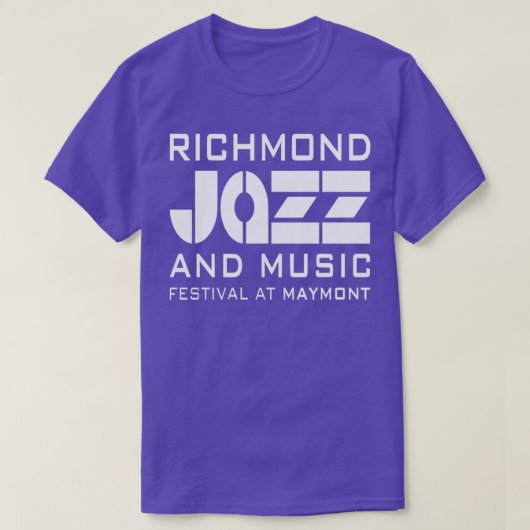 Richmond Jazz en Music Festival T-shirt (Design voorkant)
