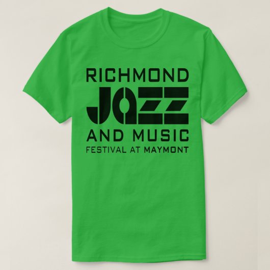 Richmond Jazz en Music Festival T-shirt (Design voorkant)