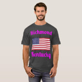 Richmond Kentucky Stijlvolle Prints T-shirt (Voorkant volledig)
