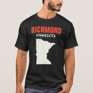 Richmond Minnesota USA State America Travel Minnes T-shirt