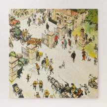 Richmond Park London UK, bezoekers aan de gate