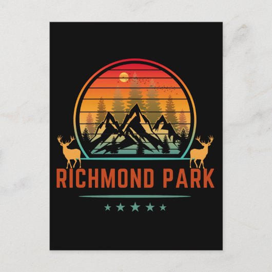 Richmond Park Nationaal Park Briefkaart (Voorkant)