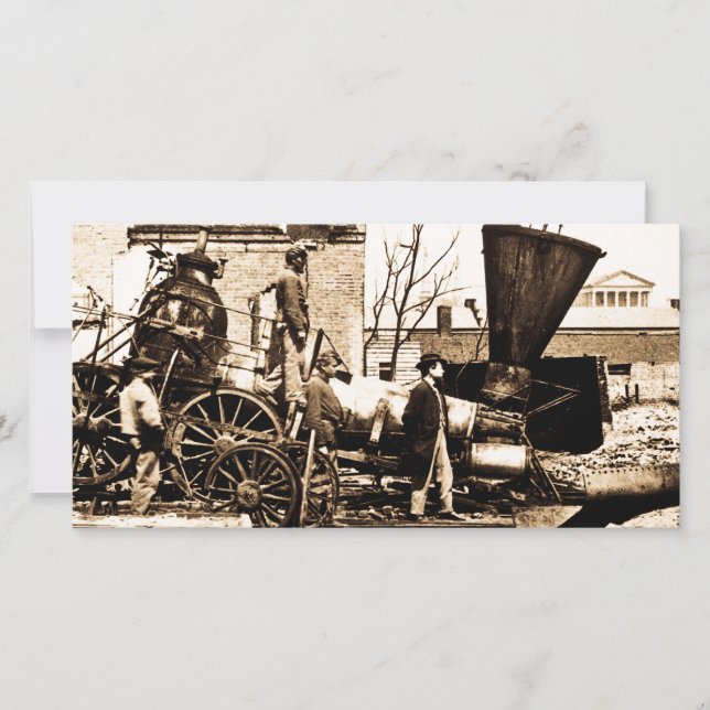 Richmond & Petersburg RR Ruins Richmond VA 1 april (Voorkant)