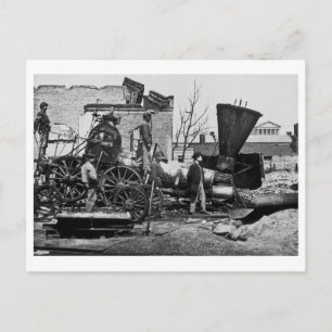 Richmond & Petersburg RR Ruins Richmond VA Briefkaart