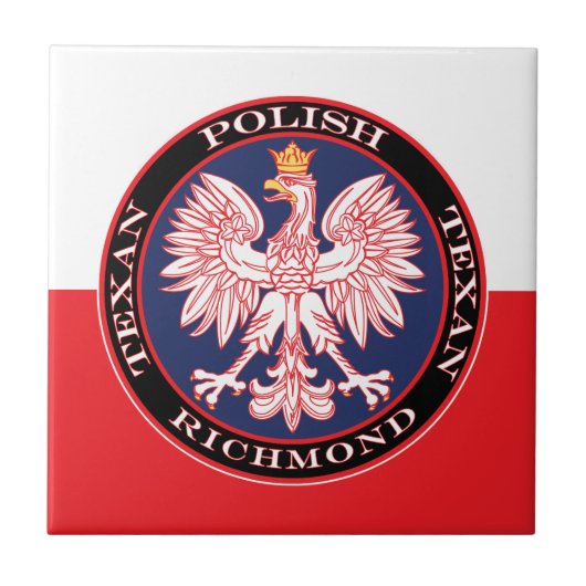 Richmond Poland Texan Tegeltje (Voorkant)