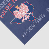 Richmond Poland Texan Tissuepapier (Detail)