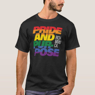 Richmond Pride and Purpose Rainbow Pride Zwart T-s T-shirt
