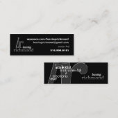 Richmond-profielkaart achterlaten mini visitekaartje (Voorkant / Achterkant)