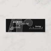 Richmond-profielkaart achterlaten mini visitekaartje (Achterkant)