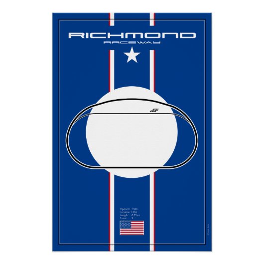 Richmond Raceway Perfect Poster (Voorkant)