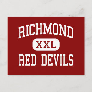 Richmond - Red Devils - High - Richmond Indiana Briefkaart