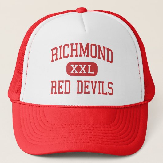 Richmond - Red Devils - High - Richmond Indiana Trucker Pet (Voorkant)